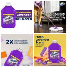 Lavender Scented Multi-Surface All Purpose Floor Cleaner Concentrate 128 Fl Oz - 1 - 查看 1