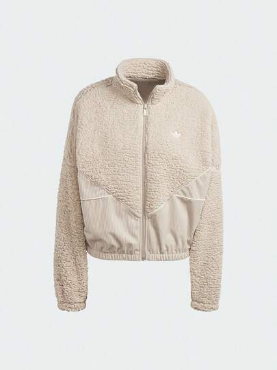 Adidas 女士保暖运动夹克，立领外套，秋冬季，IM4315