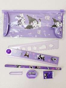 SANRIO 三丽鸥卡通文具套装 - 可爱学生铅笔盒学习用品 - 生日礼物或特别礼物 - 套裝 - 查看 3