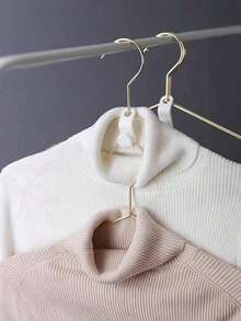 White Cascading Connector Hooks, Heavy Duty Linked Hangers, Space Saving Wardrobe Organizer Rack Extender Clips - White - View 6