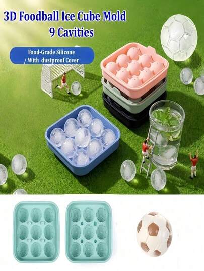 Khuôn silicon làm đá hình quả bóng đá World Cup 2026, khuôn 9 ngăn, khuôn làm đá tròn tái sử dụng, thích hợp cho các buổi tụ họp gia đình, pha chế đồ uống, đồ uống mùa hè, tự làm đồ uống, tiệc cổ động viên, cắm trại & dã ngoại, đồ dùng du lịch, đồ dùng nhà bếp, món quà tuyệt vời cho World Cup 2026, chủ đề bóng đá, phụ kiện dành cho người hâm mộ, đồ uống đá mùa hè, khay World Cup, khay bóng đá, khay silicon, khuôn đá sáng tạo, đồ dùng cần thiết cho ngày thi đấu, đồ uống được người hâm mộ yêu thích, làm đá mùa hè, khay tự làm, quà tặng.