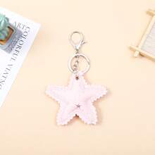 可爱星星吊坠包包挂饰，美观点缀，创意礼物，卡哇伊收藏品，爱好收藏品，收藏玩具，派对用品，收藏展示收纳配件。蕾丝边粉色五角星装饰，11.5克轻盈，银色五金配件，精致蕾丝边，水钻星星细节，波点面料，柔软衬垫，适用于背包、钱包、手提包，收藏展示，派对礼品，家居摆设，日常使用，生日礼物。 - 彩色 - 查看 9
