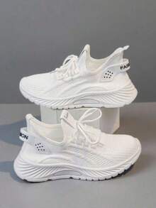2025 New Autumn And Winter Multifunctional Popular Student Flat Sports Shoes, Summer Sports And Leisure Thick-Soled Platform Shoes. - White - View 1