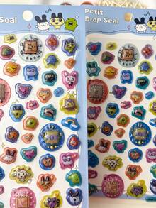 Một bộ sticker trang trí thủ công dành cho trẻ em, thích hợp để trang trí văn phòng hoặc trường học, sticker sổ tay, sticker sổ sách, sticker vali, sticker trang trí đàn guitar, sticker laser, quà tặng cho bạn bè và gia đình, quà Giáng sinh, đồ trang trí Giáng sinh, sticker nhân vật hoạt hình Nhật Bản ngẫu nhiên đắt tiền. - Nhiều màu - Xem 5
