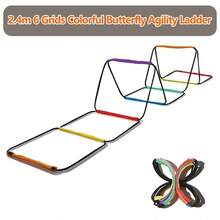 Escalera de agilidad colorida, equipo de entrenamiento de velocidad y coordinación para fútbol, baloncesto, acondicionamiento físico - Multicolor - Ver 7