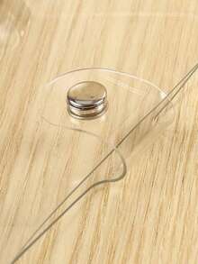 1pc A5 Size Transparent Waterproof & Easy-To-Clean 6-Ring Binder - A5 - View 8