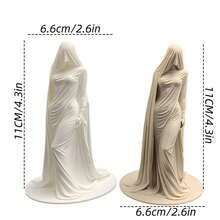 1 Pieza - Escultura de máscara misteriosa en 3D - Un producto impreso en 3D hecho de material PLA. Esta escultura es perfecta para colocar en mesas, aparadores de vino, mesas de comedor y áreas de entrada, convirtiéndola en una opción ideal de decoración del hogar. - Figura de la misteriosa dama enmascarada - Ver 15