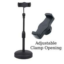 1pc Plastic Phone Stand With 360 Degree Rotation And Weighted Base, Suitable For Live Streaming, TV Watching, Online Classes, Photography At Home, School, And Office - Multicolor - View 3
