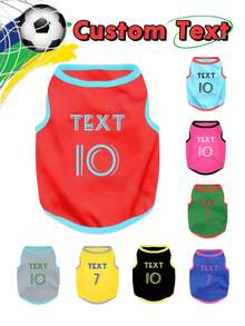 [Personalizado] Ropa para mascotas personalizada, chaleco/camiseta para gato/perro, cómoda y linda, impresión por transferencia de calor, ¡el regalo perfecto para tu amigo peludo! - Multicolor - Ver 2