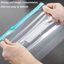 60 Pcs Leak-Proof Reusable Safety Ziplock Bags, 3 Sizes For Food Storage And Multiple Scenarios,Leakproof Material For Kitchen Organization - View 6