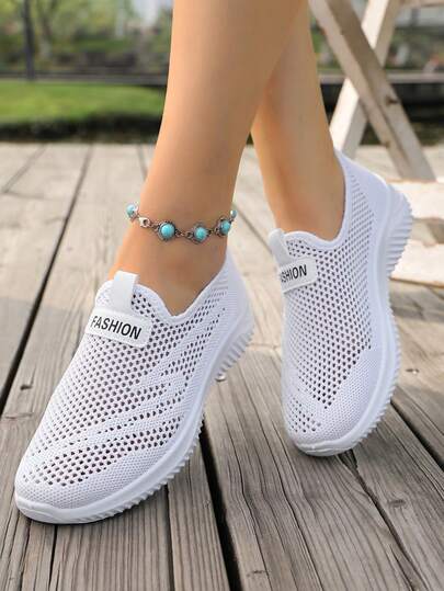 Women's Fashion Sneakers, Streetwear Style, Casual & Hiking, Low-Top, Universal Comfortable Fit, Fabric Lining And Insole, Suitable For Spring/Autumn/Summer