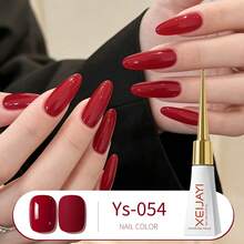 XEIJAYI 1pc 10ml, 60-Color Solid Gel Nail Polish For Choose, UV/LED Compatible Nail Art Gel Polish, For Salon And Home DIY Manicure - Multicolor - View 58