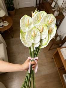 每包 1/3/5 件，高品質材質花燭 (綠色)，柔軟 PVC 材質，形狀可彎曲方便收納 - 查看 2