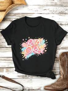 Women T-Shirts - Black - View 2