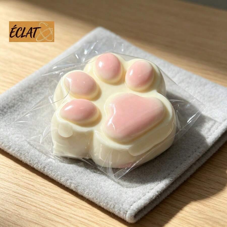 1/5pcs Cat Claw Squeeze Toy Slow Rebound Grape Orange Color Stress Relief Cube Stretchy Big Squeeze Slime Finger Spinner Toy Classy Exquisite Birthday Party Gift 9TGC - Smooth - View 1