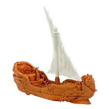 3D Printed War Ship Model - Terrain, Game Scene Building, TRPG Game Accessories, Suitable For 14+ Role-Playing Enthusiasts, DIY Painting Props, Desktop Decor, Home Decoration, Holiday Gift, Board Game Lover Gift - Bronze - View 8