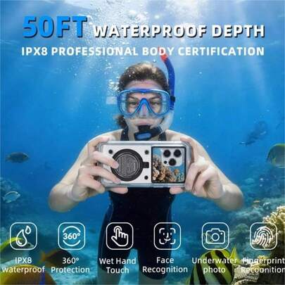 Universal 6.9 Inch Waterproof Phone Case - Touchscreen Support Design, Shockproof And Dropproof, Suitable For All Smartphones, Perfect Gift For Water Sports Enthusiasts