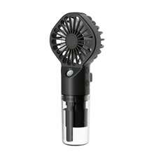 Portable Misting Hand-Held Fan, USB Rechargeable Misting Cooling Fan With Water Tank, 4 Speed Settings Mini Personal Misting Fan For Outdoor Travel, Beach, Shopping, Office And Home Use, 800mAh - Multicolor - View 13
