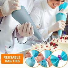 Piping Bags And Tips Set -Ultimate Cake Decorating Supplies Kit For Baking - Bộ 120 món - Xem 8