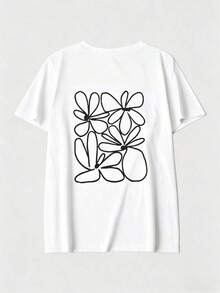 Women T-Shirts - White-1 - View 5