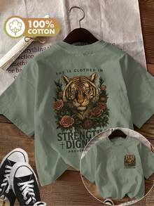 Women T-Shirts - [White] - View 8