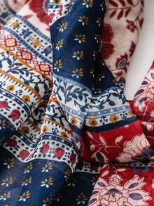 1 chiếc khăn choàng du lịch tua rua phong cách Bohemian dành cho nữ, chống nắng. - Màu xanh hải quân - Xem 4