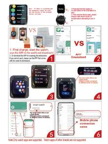 ZhiKexing 2.01" HD Display Smartwatch, Bluetooth Call, Bluetooth Music, Call Reminder, Customizable Dial, Multiple Sports Modes, Sedentary Reminder, Suitable As Gift For Friends And Couples, Compatible With Android And IOS - View 7