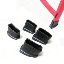 4pcs Red Non-Slip Rubber Ladder Feet Covers - Replacement Anti-Skid Ladder Leg Caps For Step Ladders, Extension Ladders, Protect Floors & Prevent Scratches, Measure Tube Outer Diameter First, Then Select Size, Inner Diameter Is 20*50mm - C - View 6