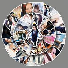 50张女团贴纸，防水贴纸，适用于办公用品、Lisa学习用品、X、DIY贴纸、装饰贴纸、IRENE卡通贴纸、动漫主题贴纸，适用于手机、行李箱、笔记本电脑、水瓶、吉他等。 - 彩色 - 查看 1