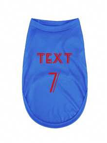 [Custom] Personalized Pet Clothes, Cat/Dog Vest T-Shirt, Comfortable & Cute, Heat Transfer Printing, The Perfect Gift For Your Furry Friend! - Multicolor - View 7