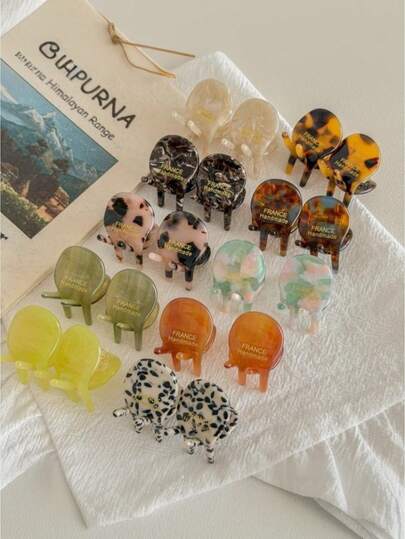 2pcs New Mini Small Side Bangs Clip For Women, Delicate Hair Clip For Wispy Bangs