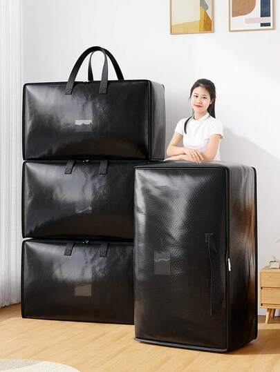 Bolsa de almacenamiento de ropa de gran capacidad, súper soporte de carga, colcha, bolsa a prueba de polvo, bolsa organizadora de armario, bolsa portátil para ropa, 1.