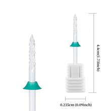 1 đầu đánh bóng gốm, hình tên lửa, C - Màu be - Xem 12