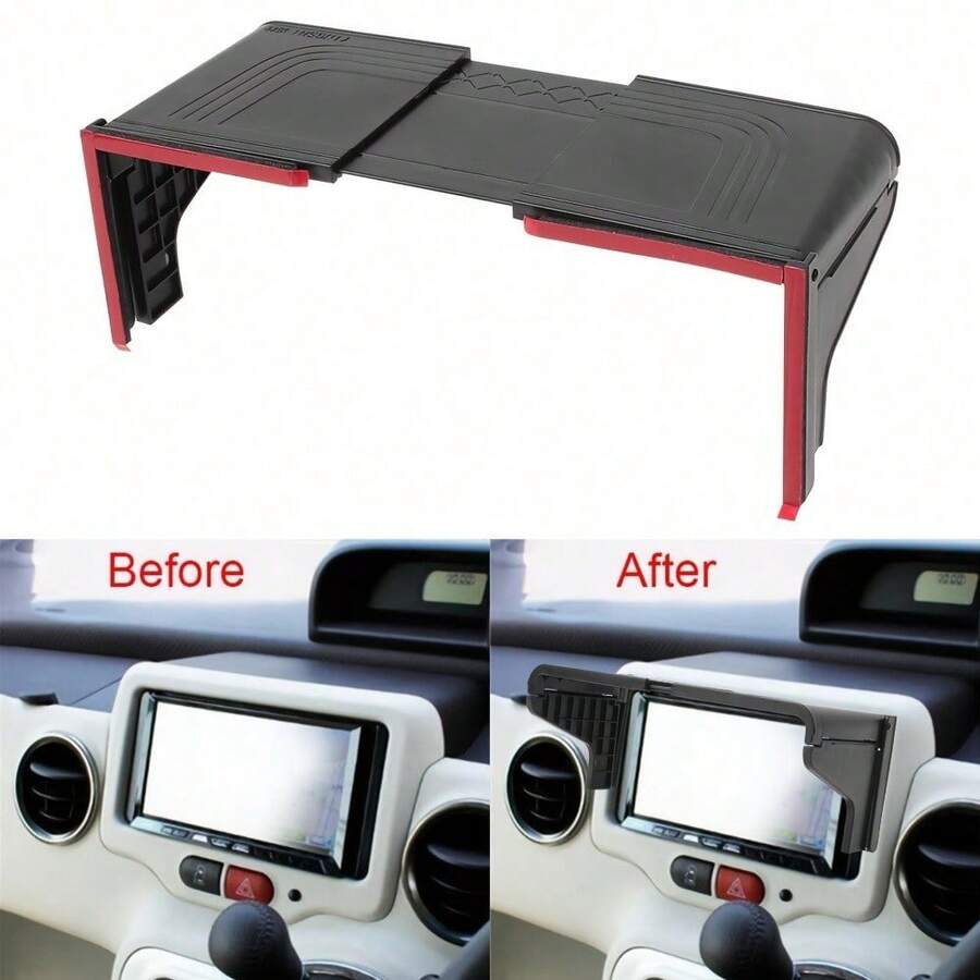 Cubierta Universal de Parasol para Pantalla de GPS de 17.78-30.48cm, Accesorio de Parasol Interior para Coche