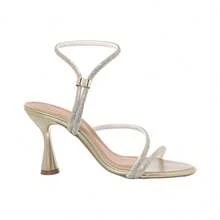 Stessy Shoes Women Heeled Sandals - Gold - View 4