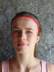 Kit Of 3 Basic Elastic Headbands For Yoga, Sports, And Running - Red - 3 RED ONES - View 3