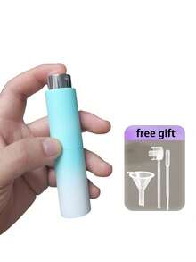 1pc 8ml Travel Perfume Atomizer – Portable Refillable Twist Mist Spray, Pocket-Size Dispenser, Gradient Color, Great Gift For Holidays - View 7