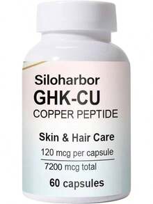 Ghk-Cu Copper Peptide Supplement, 120Mcg High-Purity Supplement For Skin & Hair, - 1 - View 1