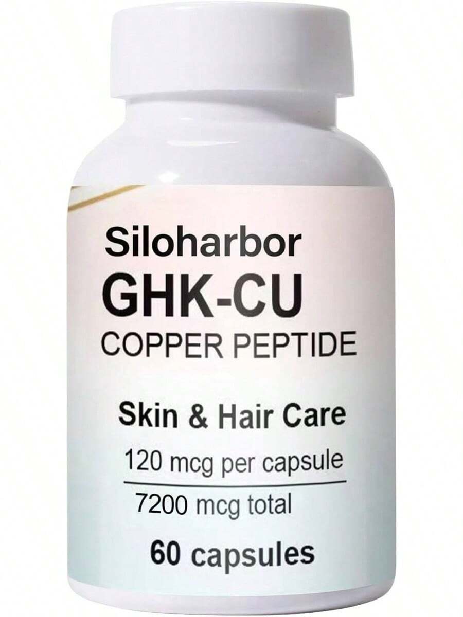 Ghk-Cu Copper Peptide Supplement, 120Mcg High-Purity Supplement For Skin & Hair, - 1 - View 1