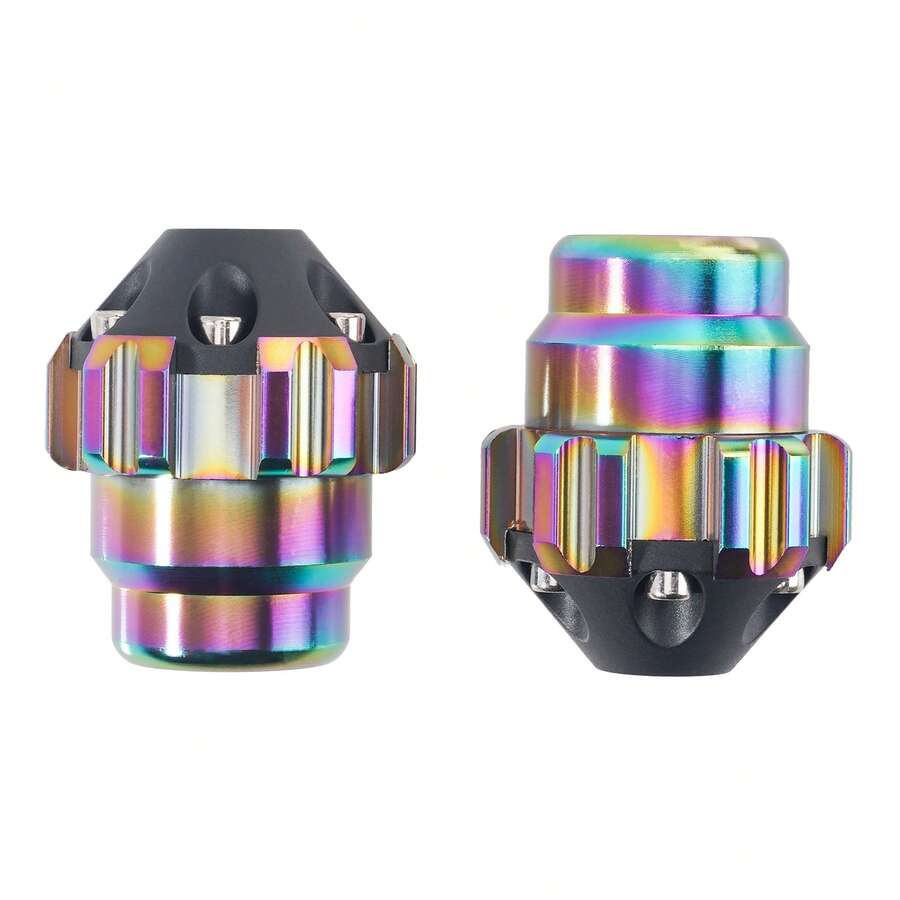 1 Pair Universal CNC Aluminum Alloy Motorcycle Front Fork Crash Cup, Suitable For Scooters And Electric Bicycles - A - View 1