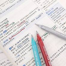 6支1.0毫米圆珠笔，大容量可替换笔芯，多色笔，适用于书法、写日记、绘画、记笔记和练字。 - 琉璃金6支 - 查看 4