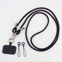 1pc Adjustable Phone Lanyard Strap, Crossbody/Halter, Durable For Men And Women, Includes Clip - Multicolor - View 3