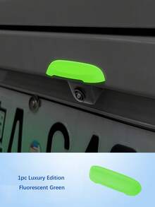 1pc Car Rearview Camera Silicone Rain Shield - Thickened & Widened Triangle Design, Matte Finish, All-Weather Waterproof Accessory, Enhances Visibility In Rainy Weather, Universal Fit Without Installation - Multicolor - View 18