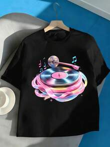 Women T-Shirts - Black - View 2