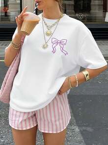 Plus Size T-Shirts - White - View 2