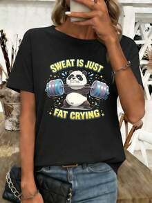Women T-Shirts - Black - View 1