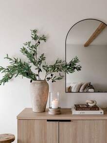 1/2/4/7/6 peças 72cm Folhas de Oliveira Artificial, Folhas de Eucalipto, Adequado para Parede, Sala de Estar, Quarto, Casamento, Decoração de Festa, Decoração de Mesa. Casa, Escritório, Cozinha, Casamento, Mesa de Jantar, Peça Central, Jardim, Exterior, Casa, Decoração de Quintal, Adequado para Primavera, Verão, Outono, Inverno - Verde - Visão 10