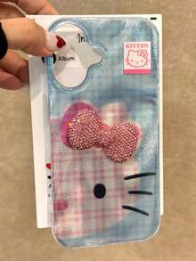 SANRIO Ốp lưng Hello Kitty 3D nơ hồng cho 16 Pro Max/ 15 inch, ốp lưng điện thoại Hello Kitty nữ tính, thanh lịch cho 14 Plus/13 Pro Max. - Nhiều màu - Xem 2