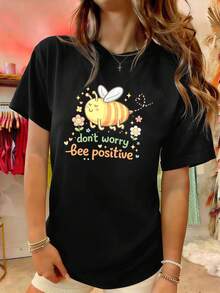 Women T-Shirts - Black - View 1