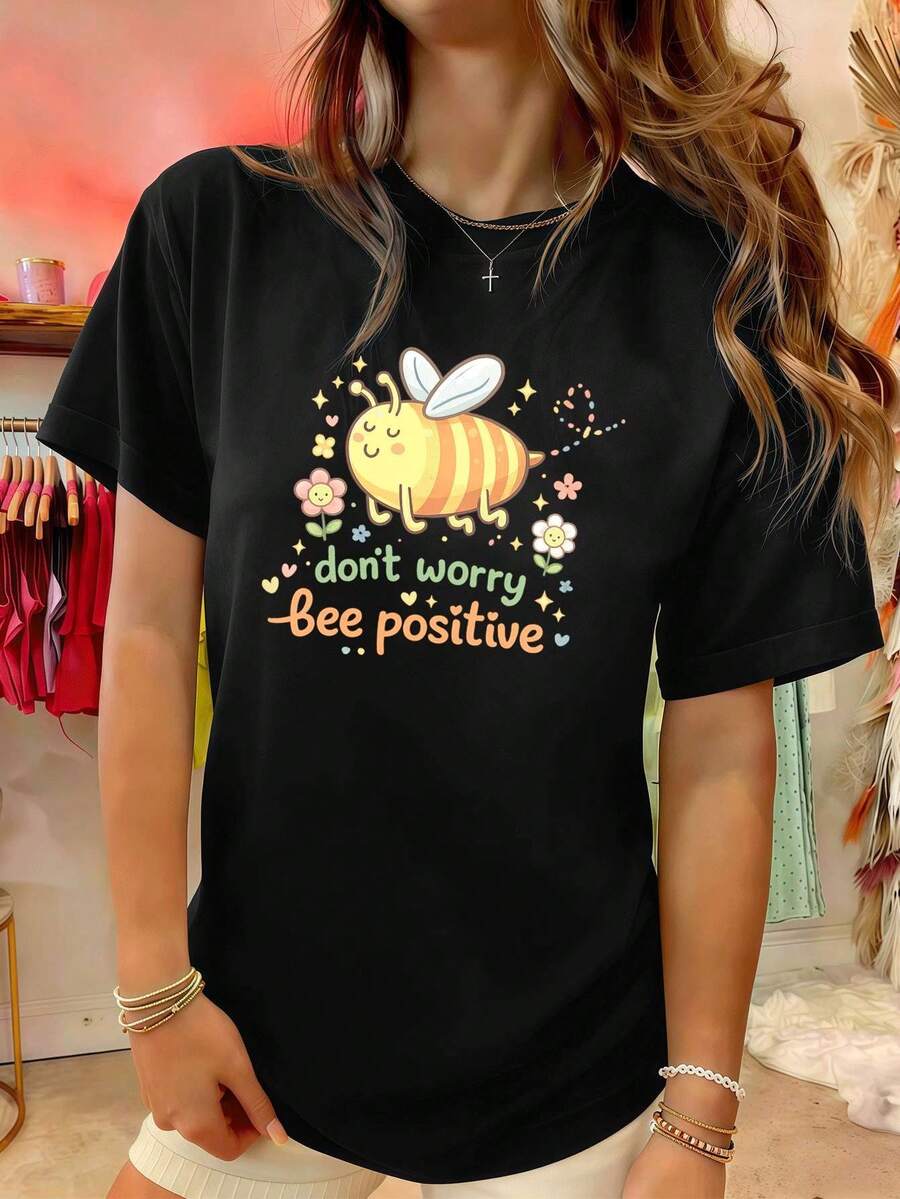 Women T-Shirts - Black - View 1